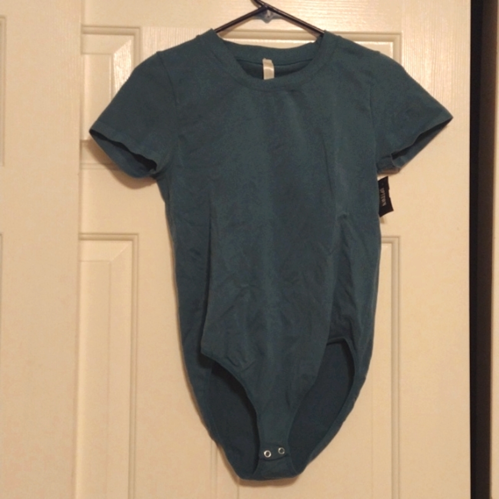 Forever 21 teal/green bodysuit